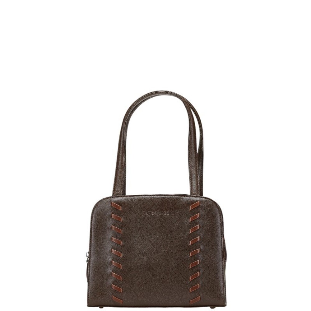Saint Laurent calfskin handbag in brown